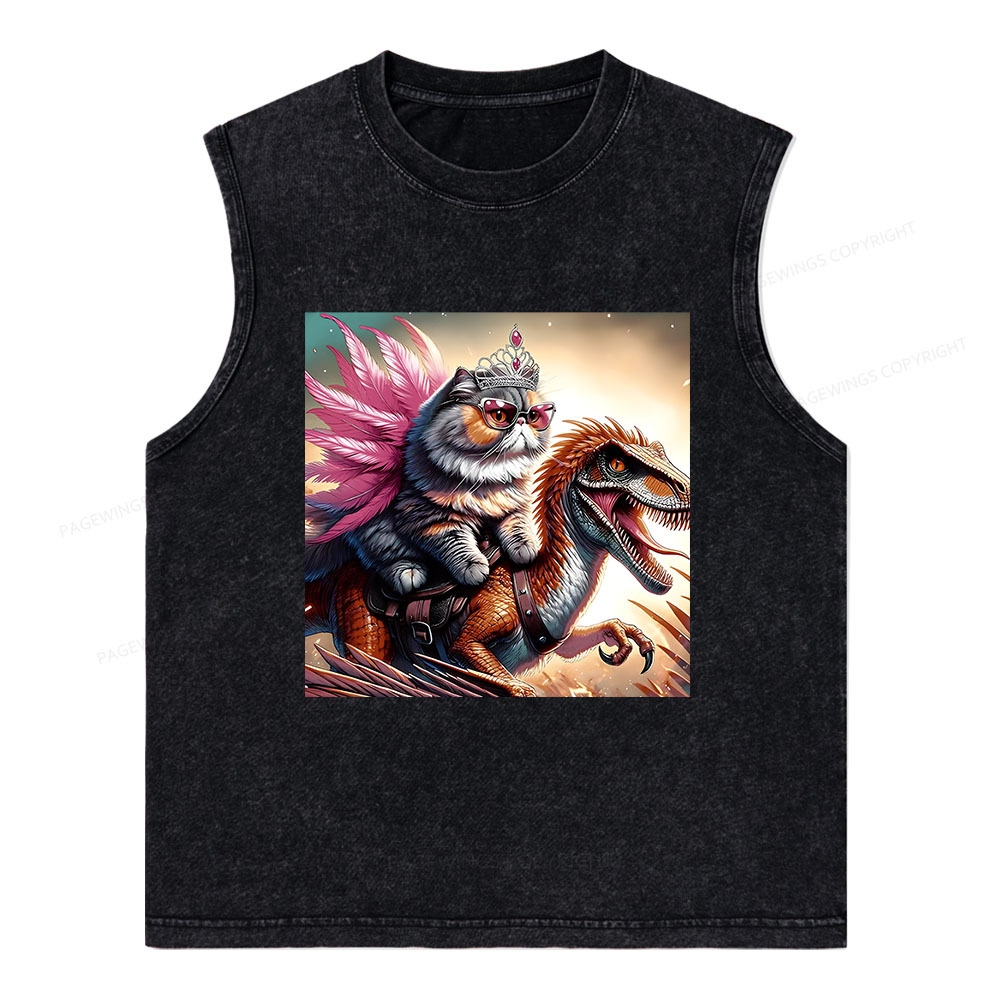 Pagewings Crawler Carl Unisex Washed Tank Top