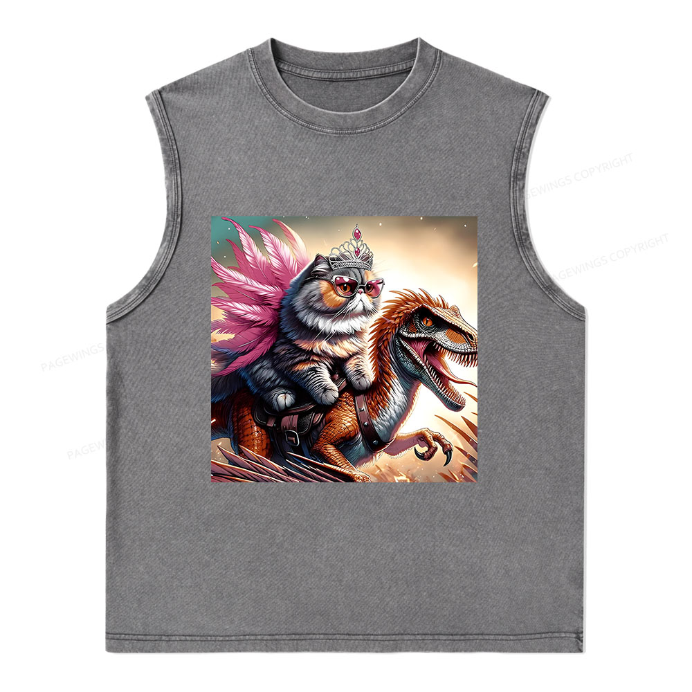 Pagewings Crawler Carl Unisex Washed Tank Top