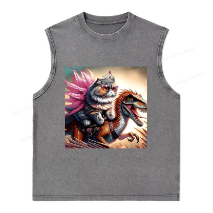 Pagewings Crawler Carl Unisex Washed Tank Top