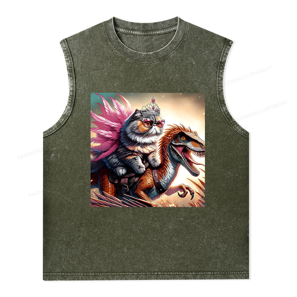 Pagewings Crawler Carl Unisex Washed Tank Top