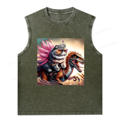 Pagewings Crawler Carl Unisex Washed Tank Top
