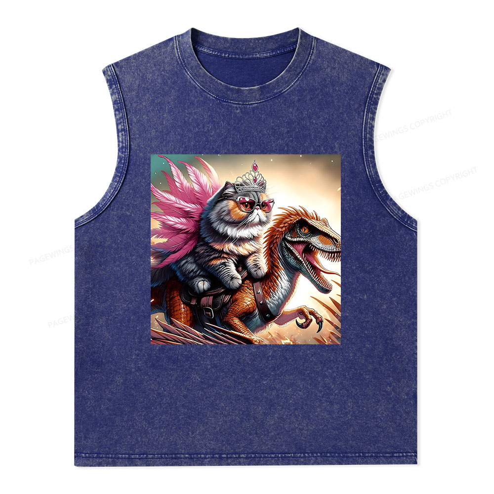 Pagewings Crawler Carl Unisex Washed Tank Top
