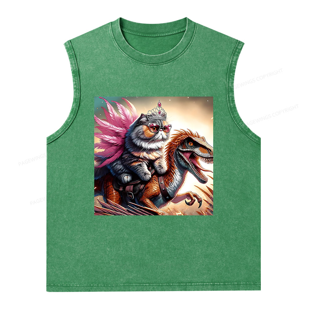 Pagewings Crawler Carl Unisex Washed Tank Top