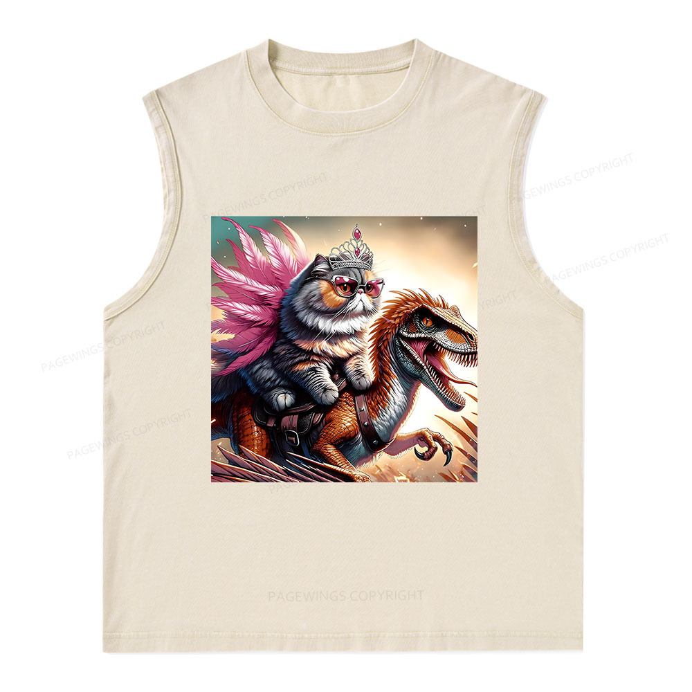 Pagewings Crawler Carl Unisex Washed Tank Top
