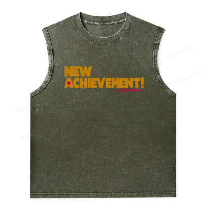 Pagewings New Achievement Unisex Washed Tank Top