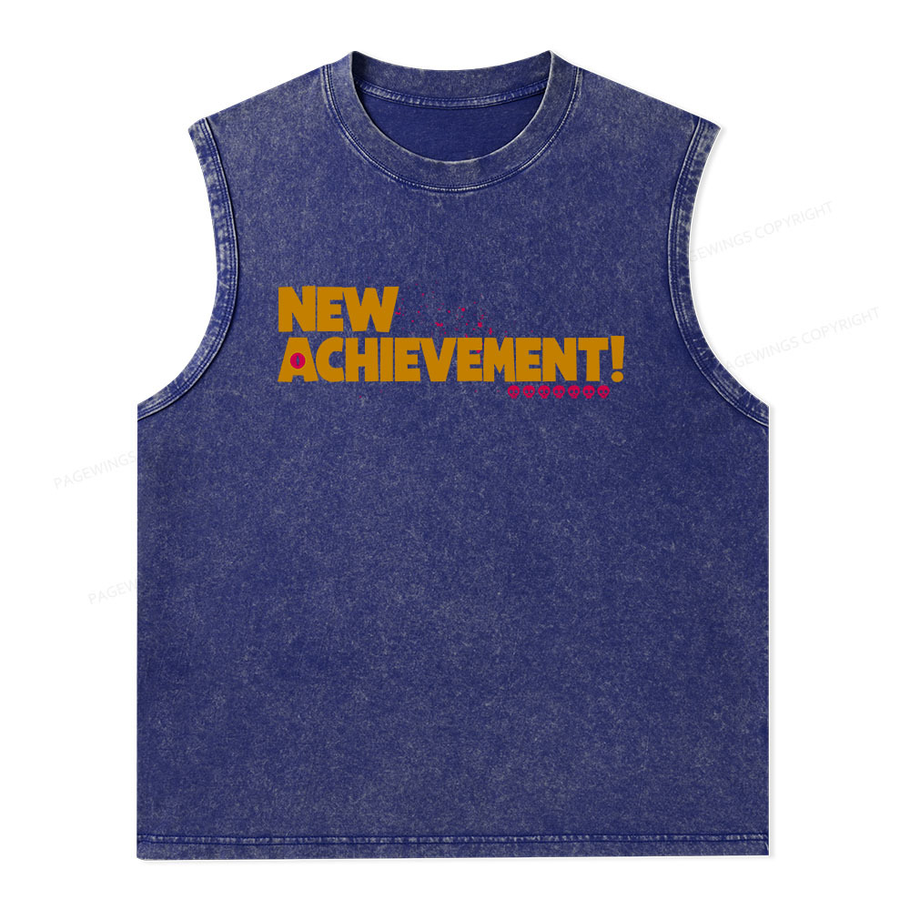 Pagewings New Achievement Unisex Washed Tank Top