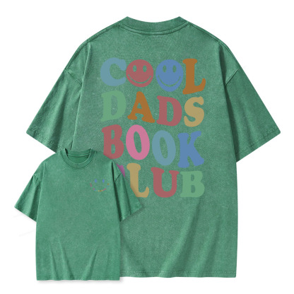 Pagewings Cool Dads Book Club Unisex Washed T-shirt