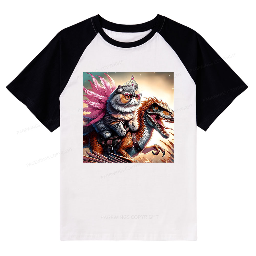 Pagewings Crawler Carl Raglan T-shirt