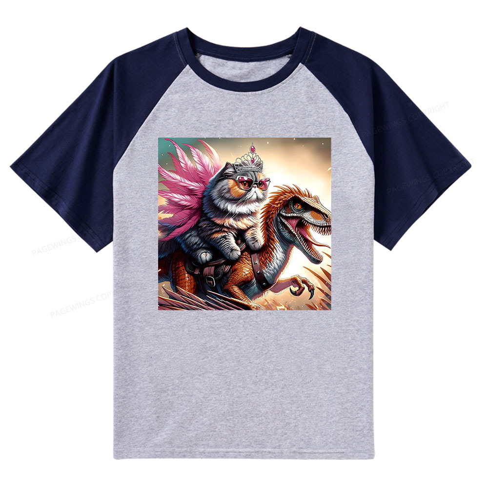 Pagewings Crawler Carl Raglan T-shirt