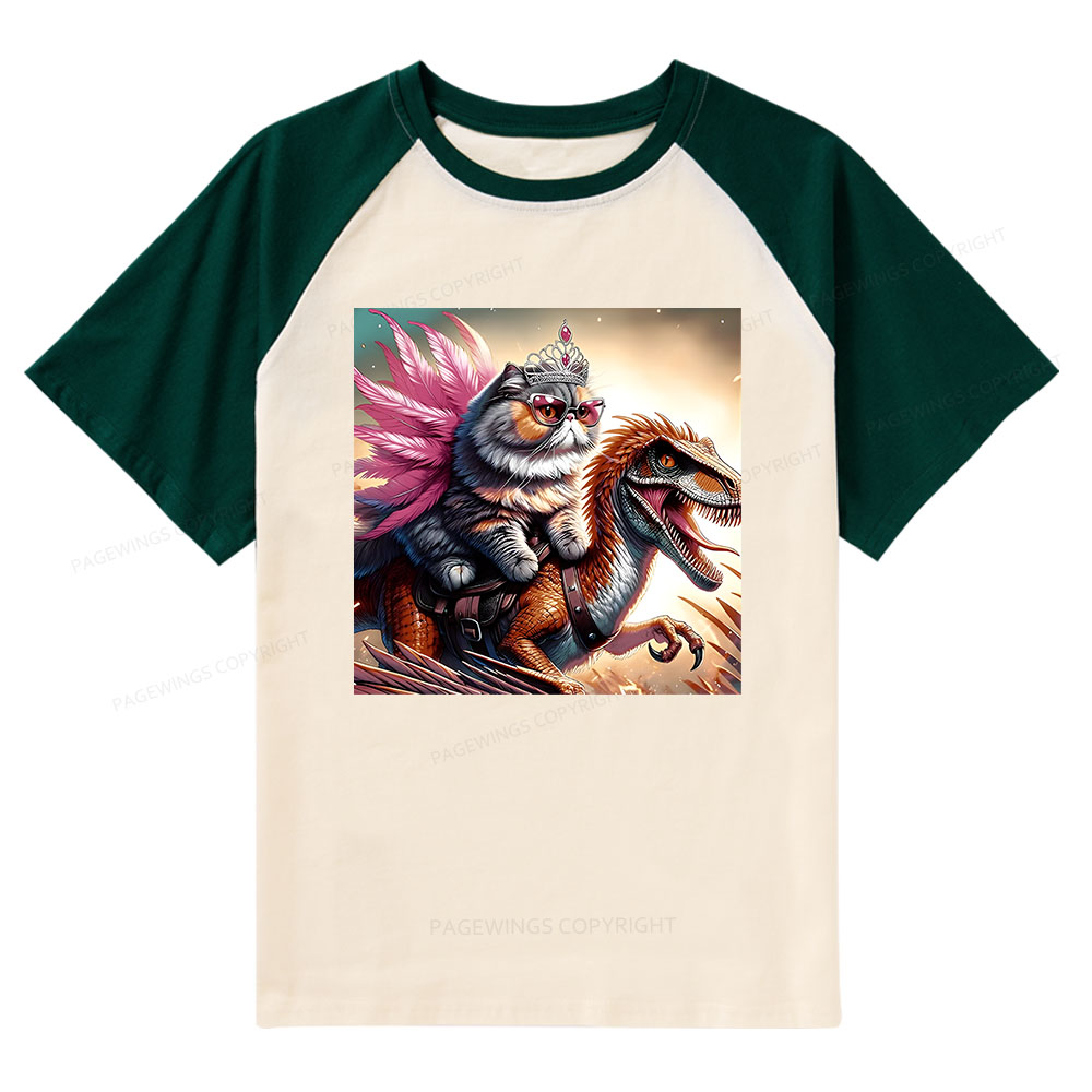 Pagewings Crawler Carl Raglan T-shirt