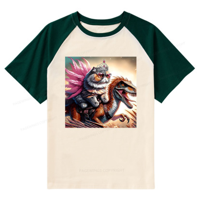 Pagewings Crawler Carl Raglan T-shirt