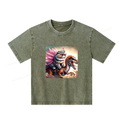 Pagewings Crawler Carl Unisex Kids Washed T-shirt