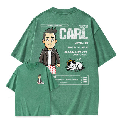 Pagewings Dungeon Crawler Unisex Washed T-shirt