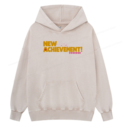 Pagewings New Achievement Unisex Washed Hoodie