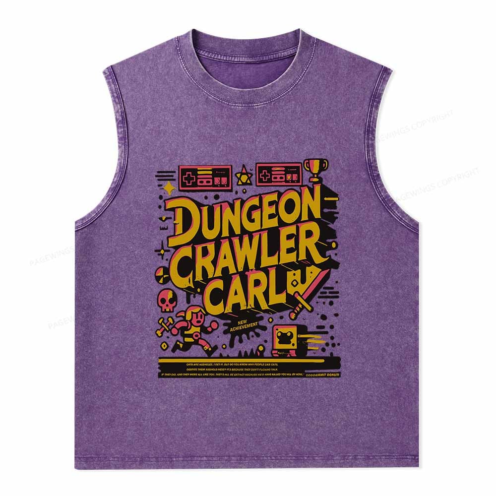 Pagewings Book New Achievement Washed Tank Top