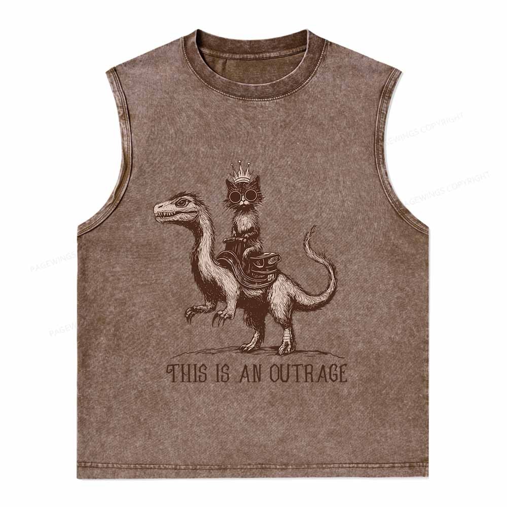 Pagewings Princess Donut Washed Tank Top