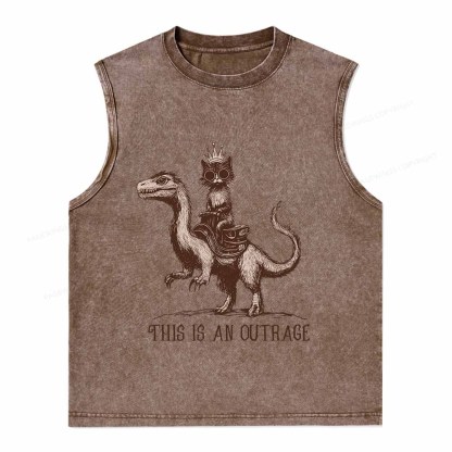 Pagewings Princess Donut Washed Tank Top