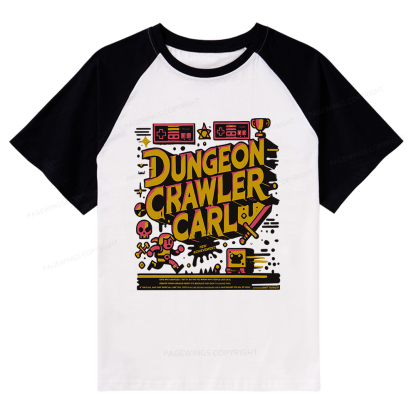 Pagewings Book New Achievement Raglan T-shirt