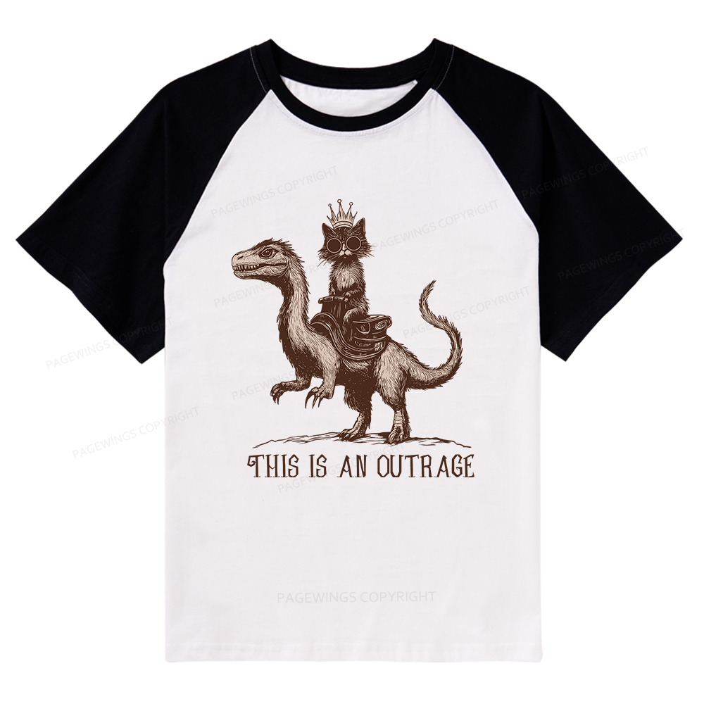 Pagewings Princess Donut Raglan T-shirt