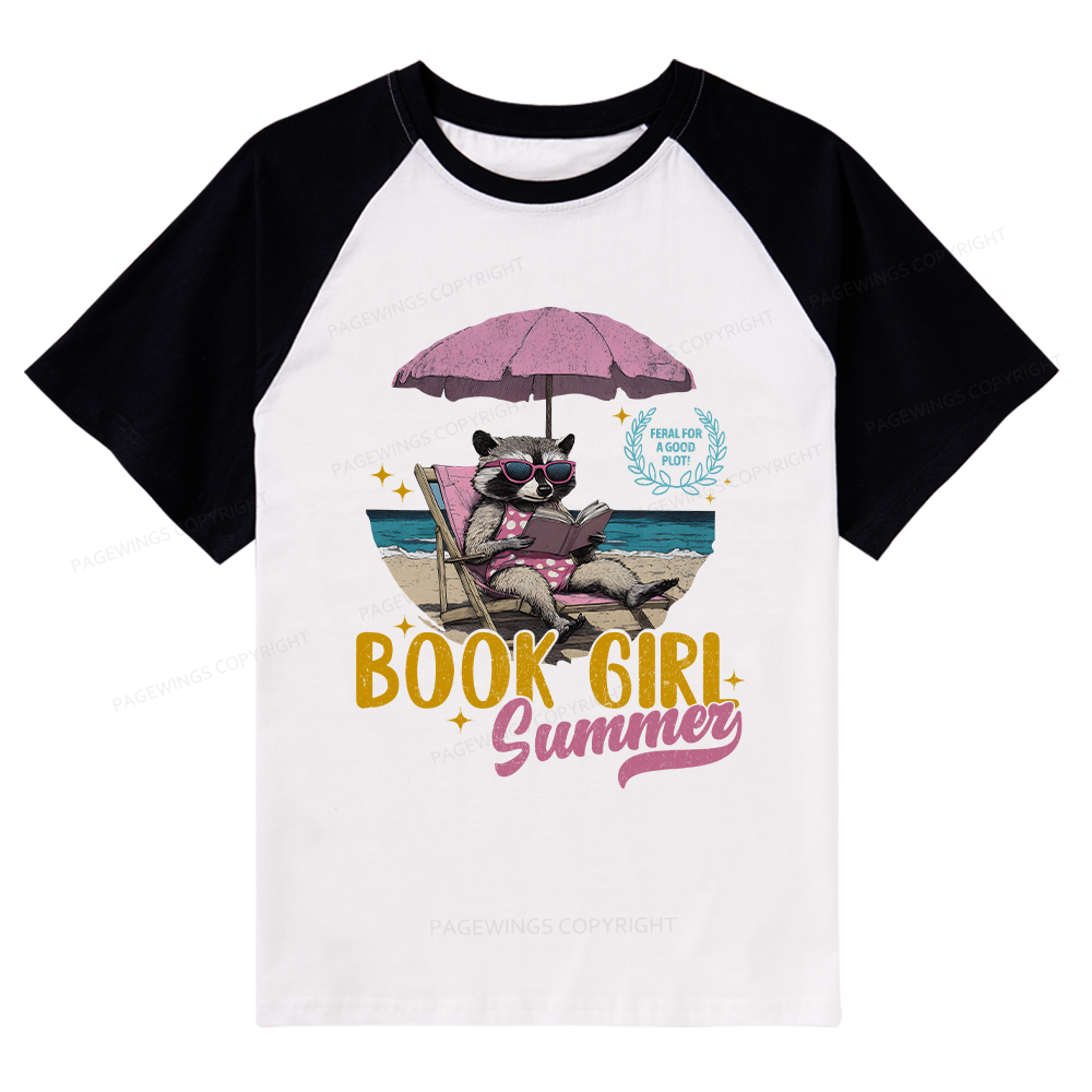 Pagewings Princess Donut Raglan T-shirt