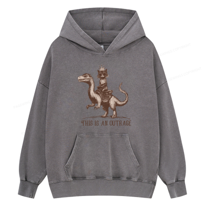 Pagewing Princess Donut Unisex Washed Hoodie