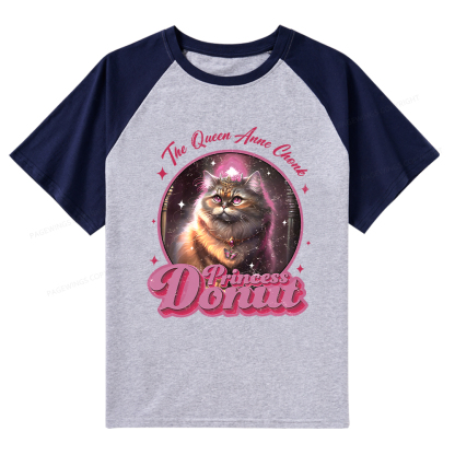 Pagewings Princess Donut Raglan T-shirt