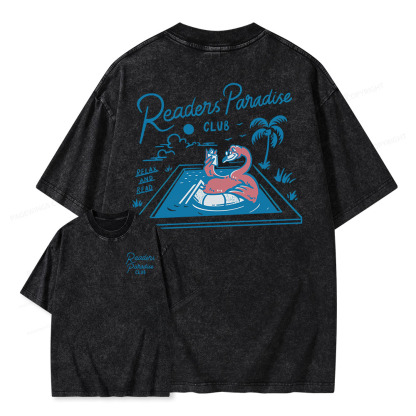 Pagewings Readers' Paradise Unisex Washed T-shirt