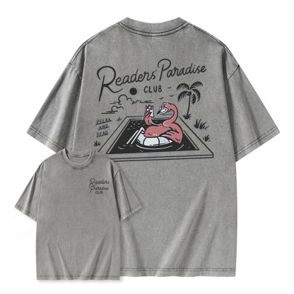 Pagewings Readers' Paradise Unisex Washed T-shirt