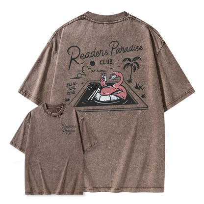 Pagewings Readers' Paradise Unisex Washed T-shirt