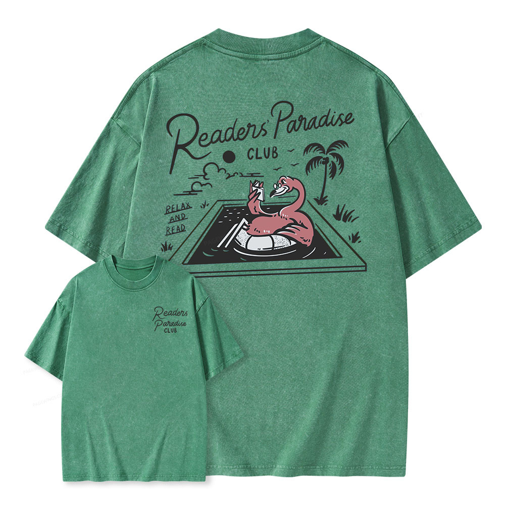 Pagewings Readers' Paradise Unisex Washed T-shirt