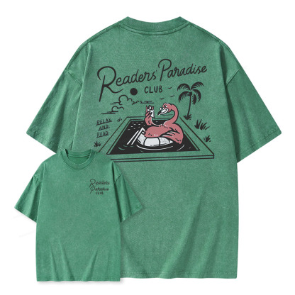 Pagewings Readers' Paradise Unisex Washed T-shirt