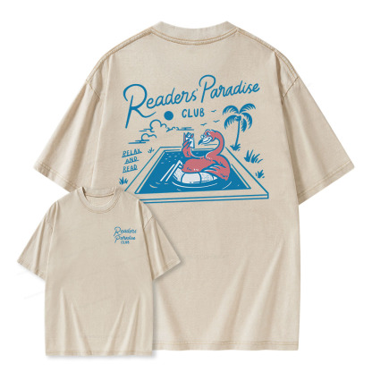Pagewings Readers' Paradise Unisex Washed T-shirt