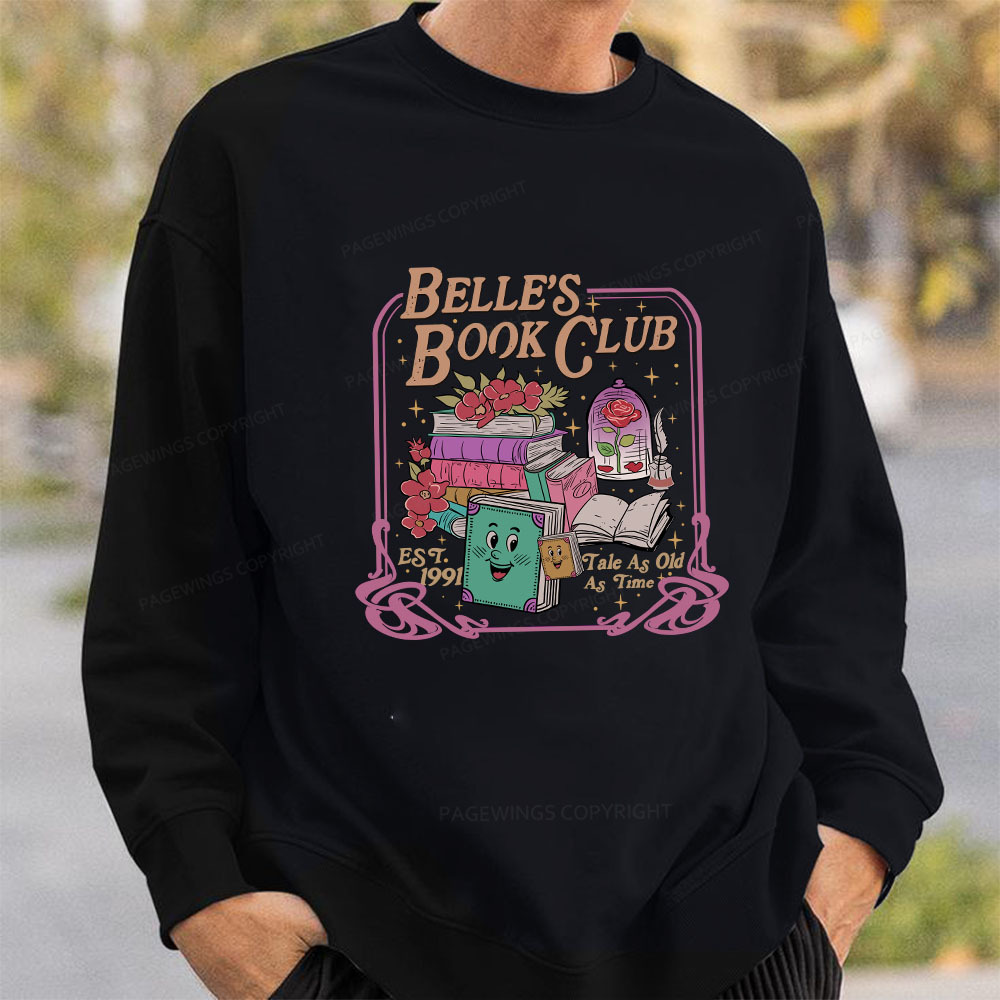 Pagewings Belle's Book Club Unisex Classic Sweatshirt