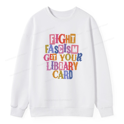 Pagewings Get Your Library Card Unisex Classic Sweatshirt