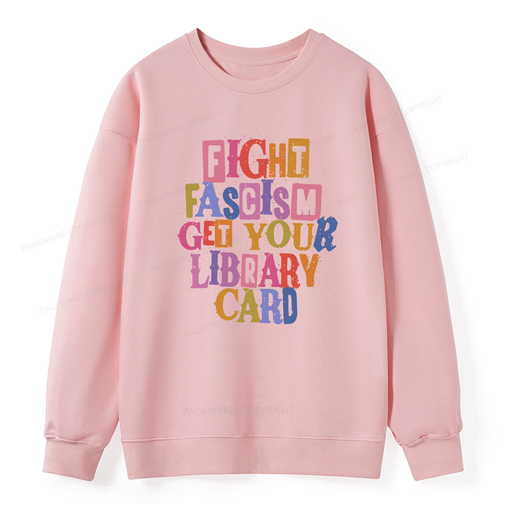 Pagewings Get Your Library Card Unisex Classic Sweatshirt