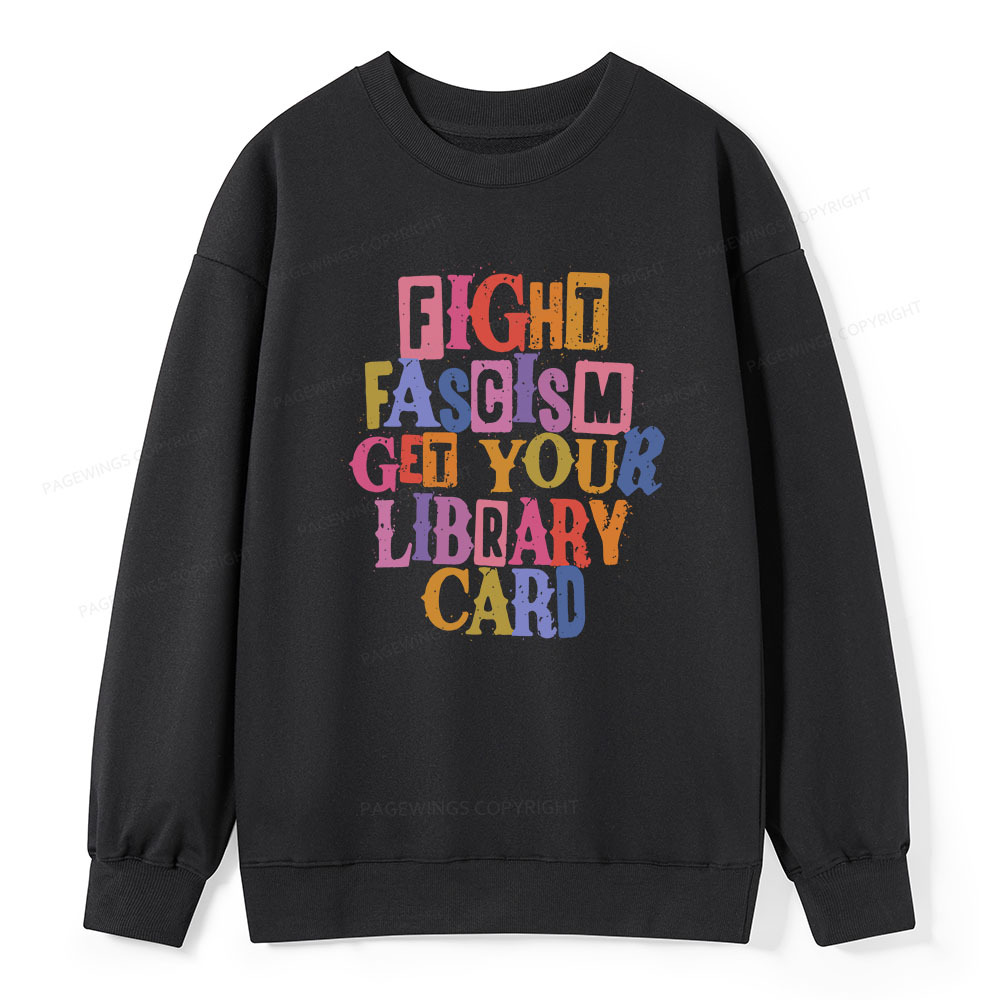 Pagewings Get Your Library Card Unisex Classic Sweatshirt