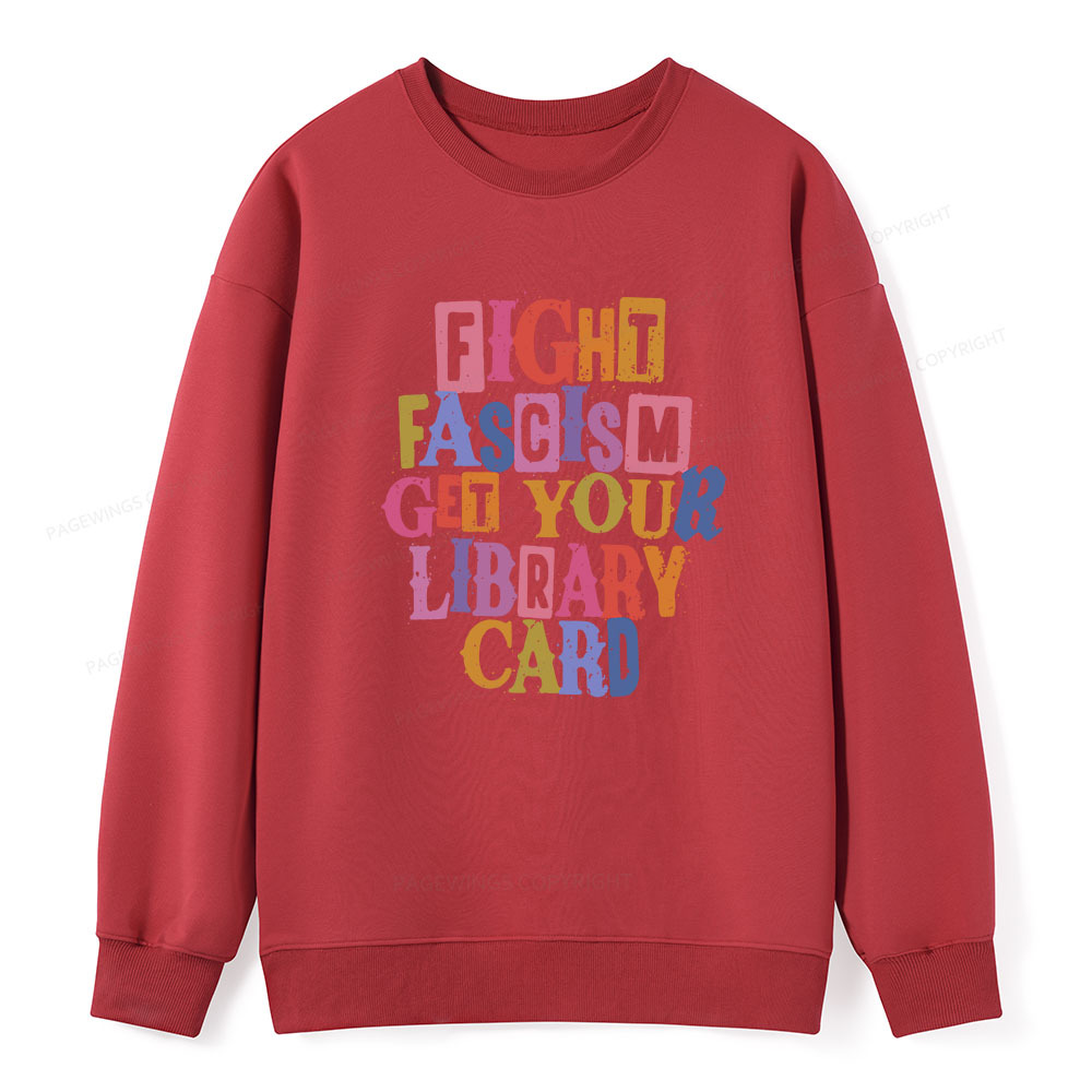 Pagewings Get Your Library Card Unisex Classic Sweatshirt