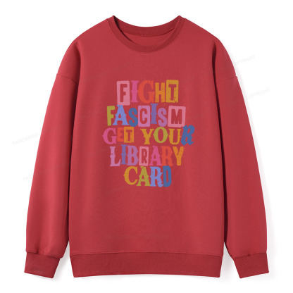 Pagewings Get Your Library Card Unisex Classic Sweatshirt