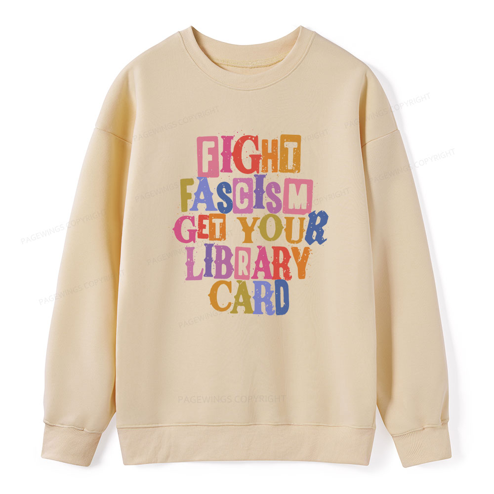 Pagewings Get Your Library Card Unisex Classic Sweatshirt
