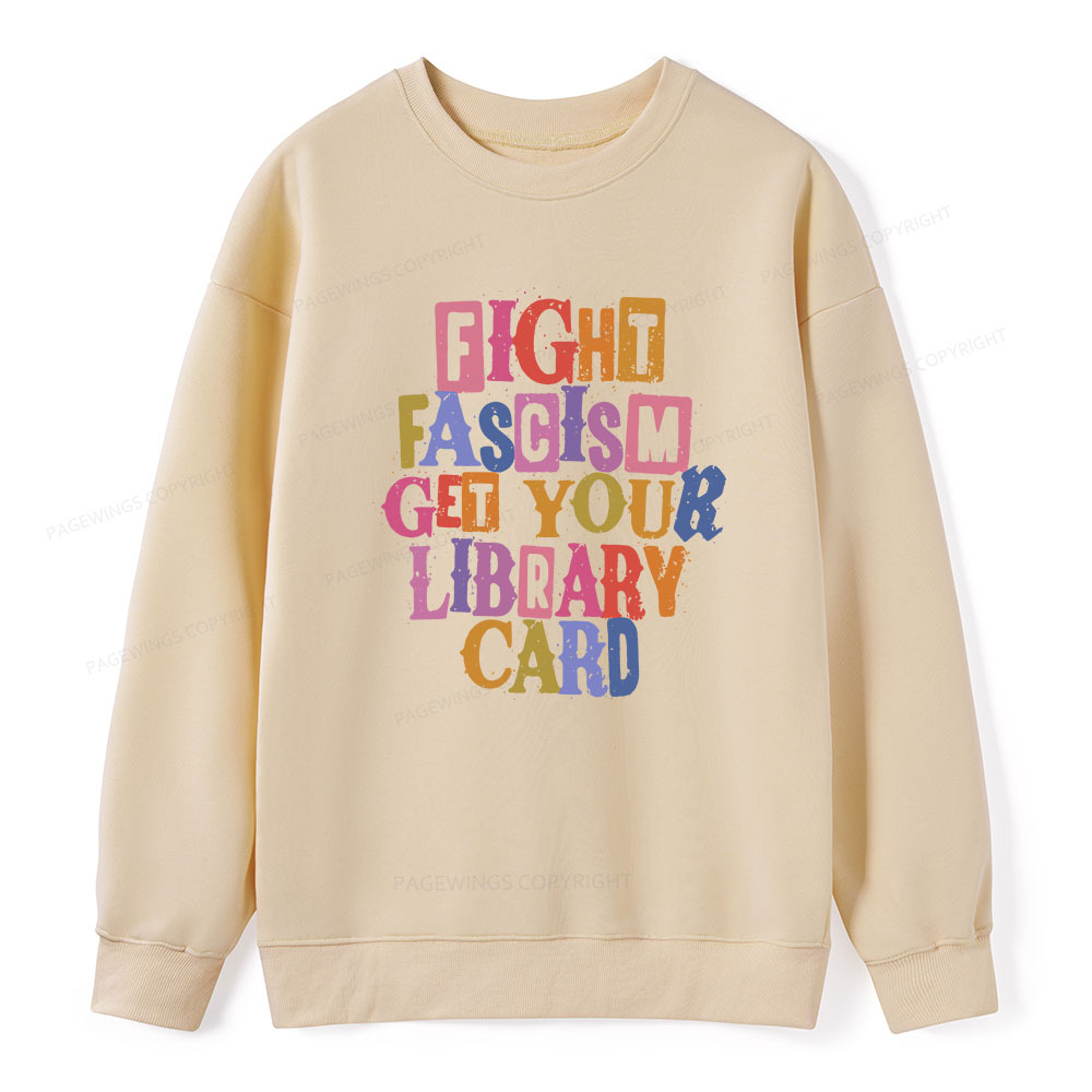 Pagewings Get Your Library Card Unisex Classic Sweatshirt