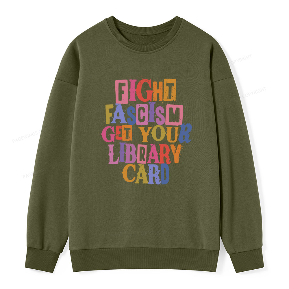 Pagewings Get Your Library Card Unisex Classic Sweatshirt