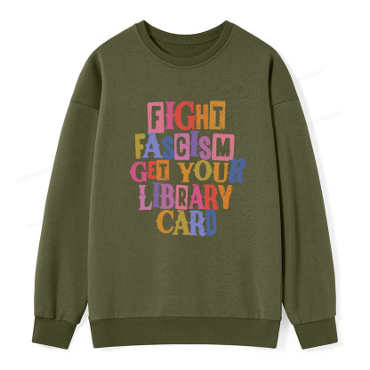 Pagewings Get Your Library Card Unisex Classic Sweatshirt