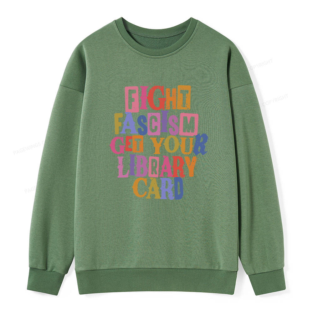 Pagewings Get Your Library Card Unisex Classic Sweatshirt