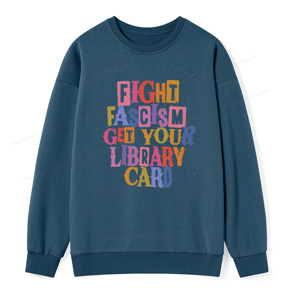 Pagewings Get Your Library Card Unisex Classic Sweatshirt