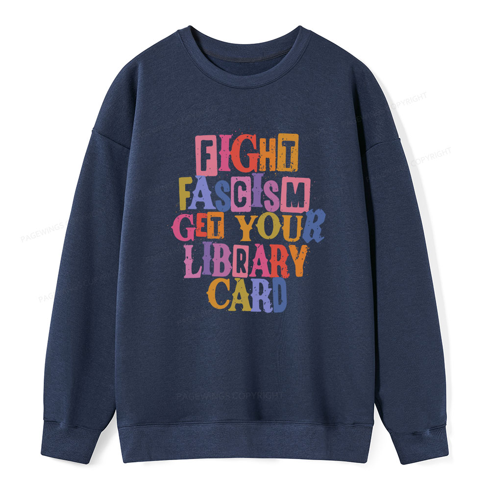 Pagewings Get Your Library Card Unisex Classic Sweatshirt