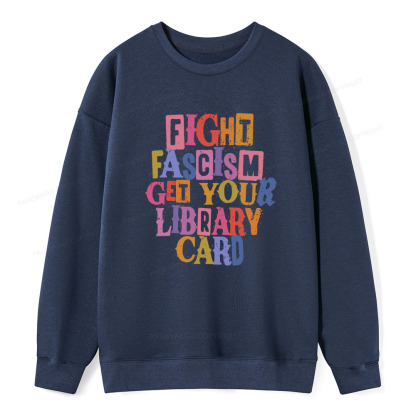 Pagewings Get Your Library Card Unisex Classic Sweatshirt
