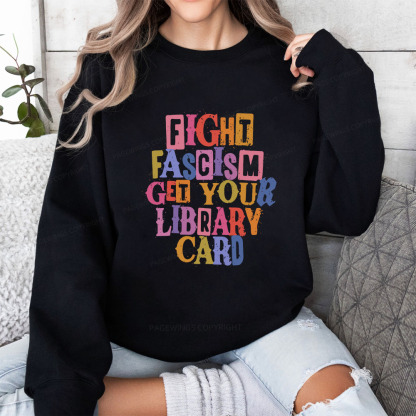 Pagewings Get Your Library Card Unisex Classic Sweatshirt