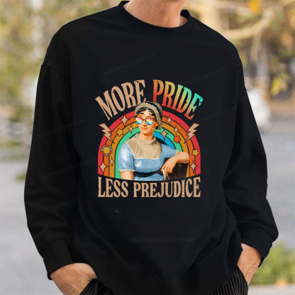Pagewings More Pride Less Prejudice Unisex Classic Sweatshirt