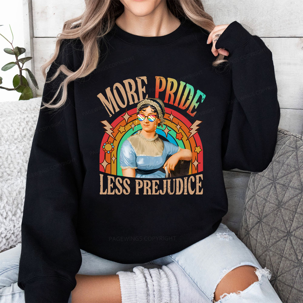 Pagewings More Pride Less Prejudice Unisex Classic Sweatshirt