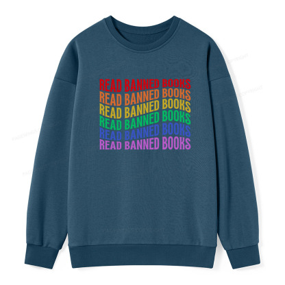 Pagewings Read Banned Books Unisex Classic Sweatshirt